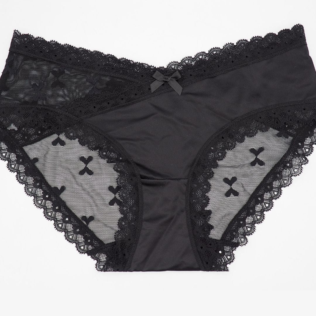 Lace-Trim Hiphugger Panty